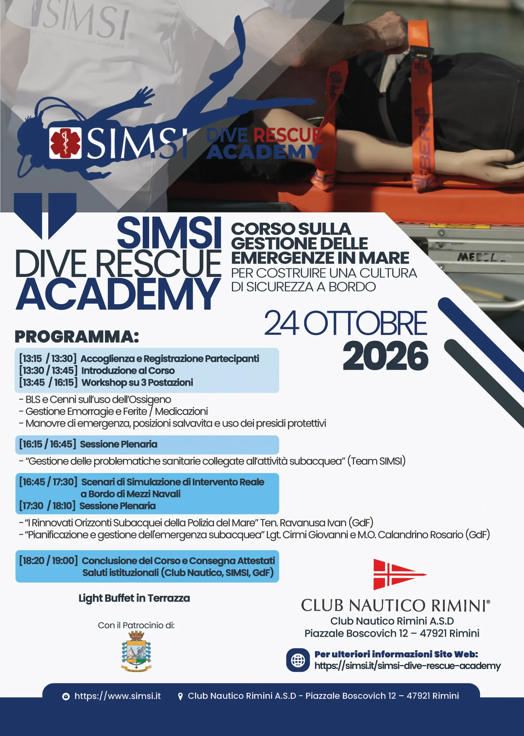 SIMSI DIVE RESCUE ACADEMY LOCANDINA CORSO 24102026 Pubblico